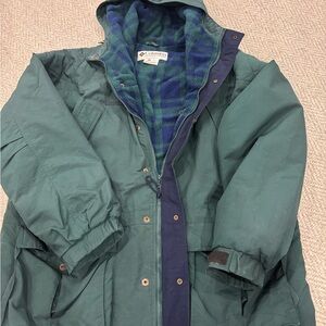 Vintage Columbia Men's Green winter snow Jacket